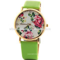 2015 New women geneva flower ladies watch